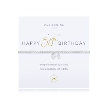 a little 50TH BIRTHDAY - Silver