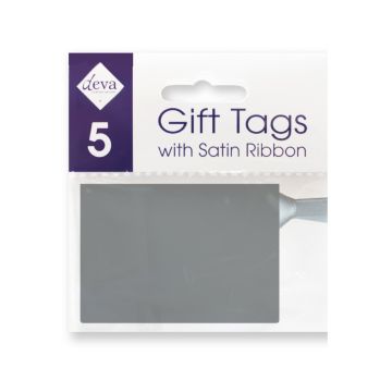 Deva Essentials Tags 5pk Silver