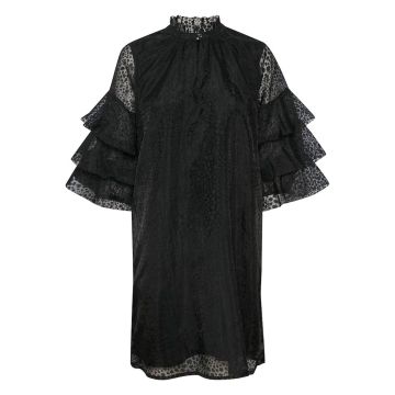 Part Two LiddyPW DR Dress Black Burn Out