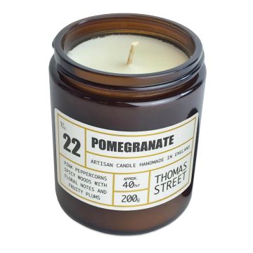 Thomas Street Candles Pomegranate Candle 200g
