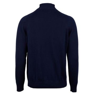 Stenstroms Cotton Mock neck Navy