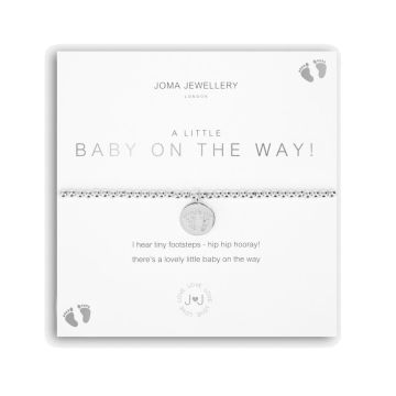 Joma Jewellery A Little Baby On The Way! Silver Bracelet - 17.5