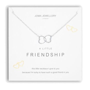 Joma Jewellery A Little Friendship Silver Necklace 46Cm + 5Cm Extender