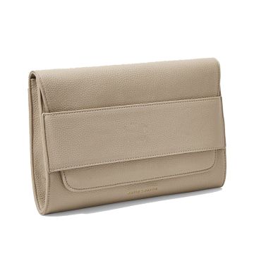 Katie Loxton Lila Clutch Light Taupe 18.5 x 28 x 3cm