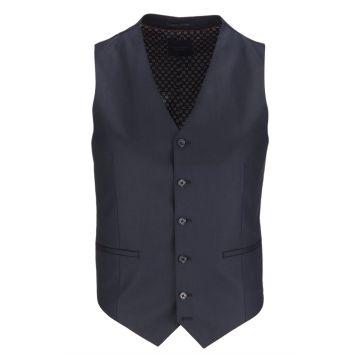 Guide London WC3507 Woven Waistcoat Navy