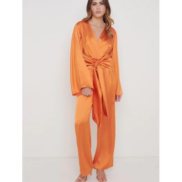 Pretty Lavish Adelaide Kimono Sleeve Jumpsuit Orange