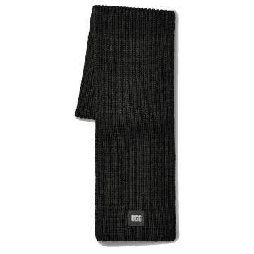 Ugg W Chunky Rib Knit Scarf Black