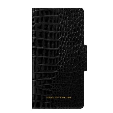 Ideal Of Sweden Atelier Wallet iPhone 12PM/13PM Neo Noir Croco