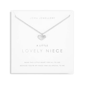 Joma Jewellery A Little Lovely Niece Silver Necklace 46Cm + 5Cm Extender