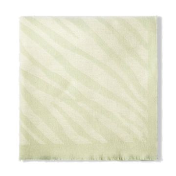 Katie Loxton Printed Blanket Scarf Zebra Off White Sage