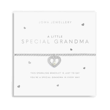 Joma Jewellery A Little Special Grandma Silver Bracelet - 17.5