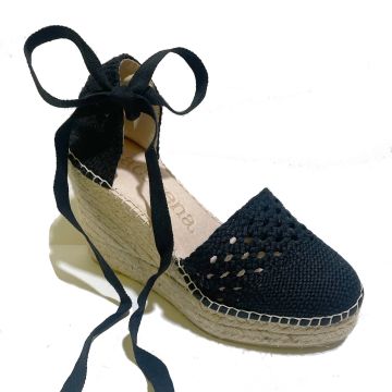 Macarena ALBA80 Lirio Wedge Black