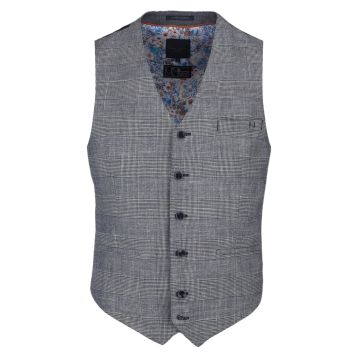 Guide London WC3489 Woven Waistcoat Navy