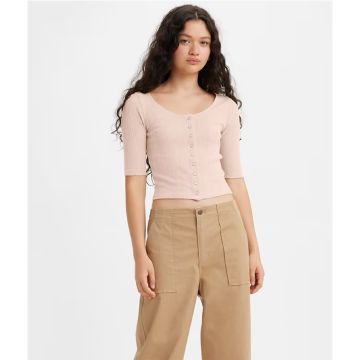 Levis Dry Goods Pointelle Top Pearl Blush