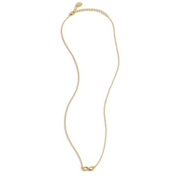 Estella Bartlett Multi CZ Infinity Necklace - Gold Plated