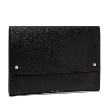 Katie Loxton Live For The Moments You Cant Put Into Words Laptop Case Black - 26.5cm x 37.5cm x 2.5cm