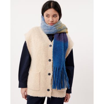 Frnch Winnie Ff23-91 Scarf Bleu Marine