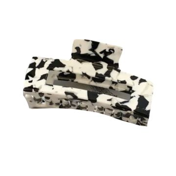 By Rebecca Medium Hair Clow Black & White - 7.8 cm