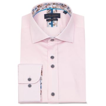 Guide London LS76887 Long Sleeve Cotton Shirt