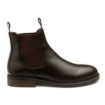 Loake Ducksworth Dark Brown Waxy Waterproof Chelsea Boot