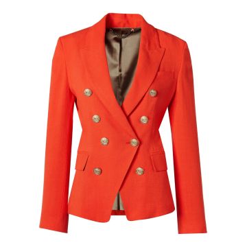 Holland Cooper Fashion Knightsbridge Blazer Linen Neroli Linen