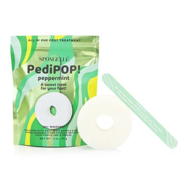 Spongelle Pedi Pop Pedi Buffer & Nail File Peppermint