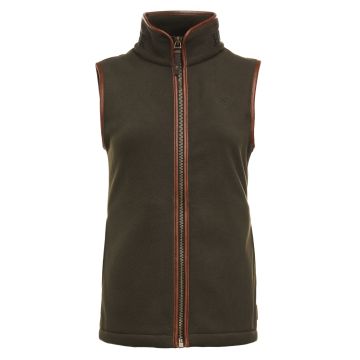 Holland Cooper Country Fleece Gilet Khaki