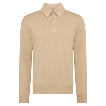 Remus Uomo LS POLO SHIRT Beige