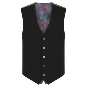 Remus Uomo Palucci Waistcoat Black