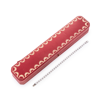 Sandersons Pre Loved Cartier Platinum line diamond bracelet Platinum