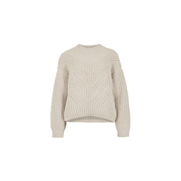 Apricot Chunky Cable Knit Jumper