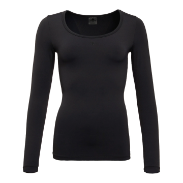 Holland Cooper Supersoft Long Sleeve Top Black