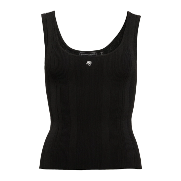 Holland Cooper Ruby Knitted Vest Black