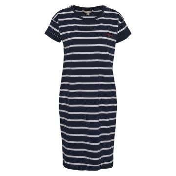 Barbour Otterburn Stripe Dress Navy