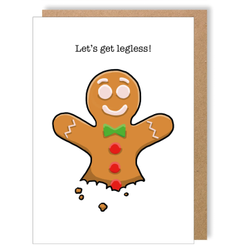 Luke Horton Art Luke Horton Lets Get Legless Card - ONE