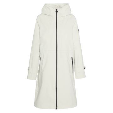 Barbour International Longline Kyra Waterproof Jacket Silver Birch
