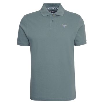 Barbour Tartan Pique Polo Shirt Vintage Teal