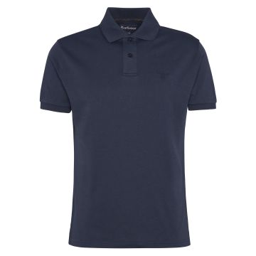 Barbour Hylton Interlock Tailored Fit Polo Shirt Navy
