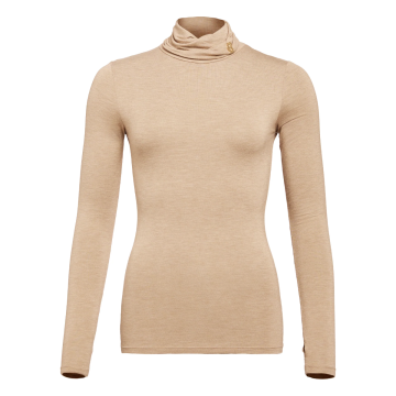 Holland Cooper Paige Roll Neck Oatmeal