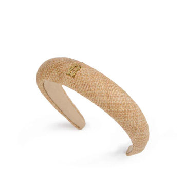 Holland Cooper  Narrow Headband Rattan