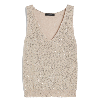 Weekend Maxmara Colomba Sweater/Tank/Top Silver