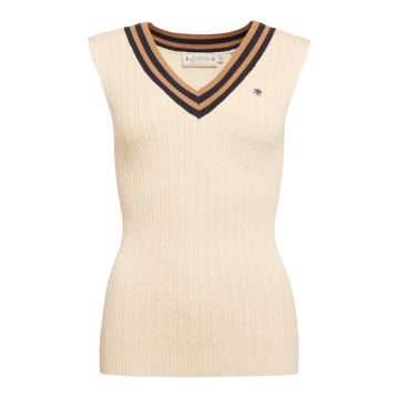 Holland Cooper Zoe Sleeveless Tank Almond