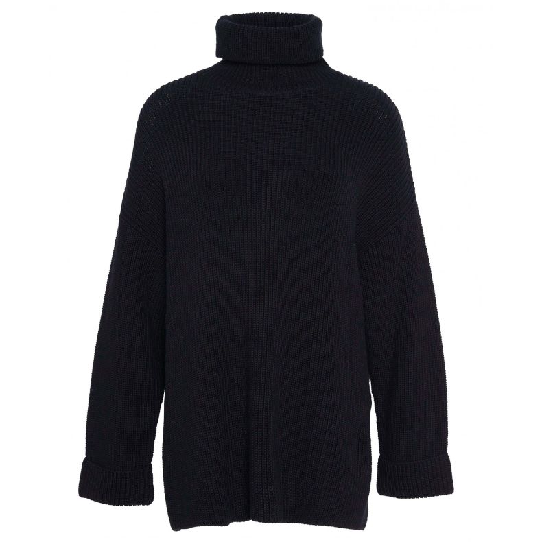 Womens Rib Stitch Knitted Cape Black Womens Rib Stitch Knitted Cape Black